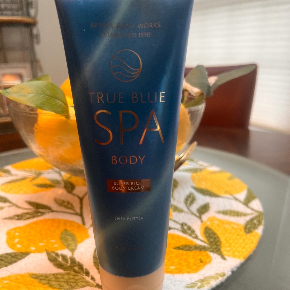 Bath & Body Works True Blue Spa Body Cream NWT Summer 2025